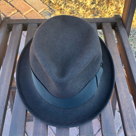 Vintage Stetson Royal Stetson 7 3/8 Dark Brown - Picture 6 of 12